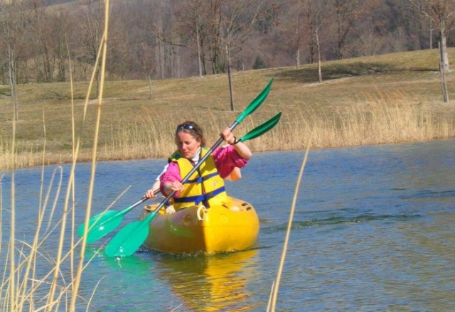  In canoa sul Vecchio Rodano 
